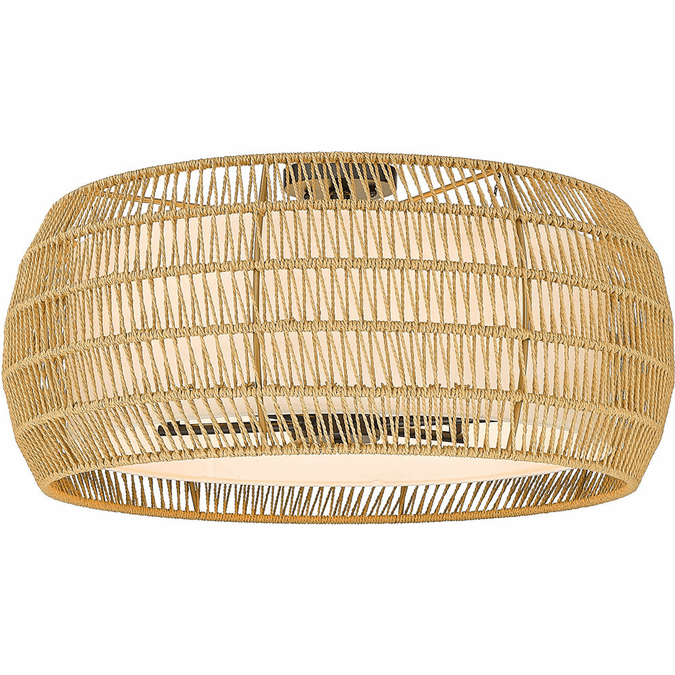 Golden Lighting 6805-6SF BLK-NR Everly Contemporary Matte Black 27" Overhead Lighting Fixture
