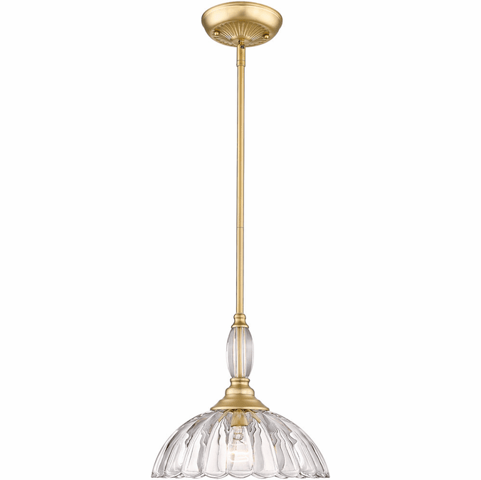 Golden Lighting 6952M BCBCLR Audra Contemporary Brushed Champagne
