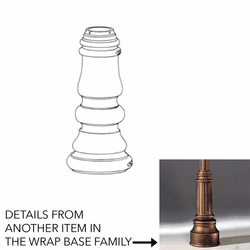 Hanover Lantern 138-3 Wrap Base Exterior Post Mount