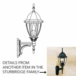 Hanover Lantern B12210 Sturbridge Small Outdoor Wall Light Fixture