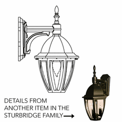 Hanover Lantern B12212 Sturbridge Small Exterior Wall Light Fixture