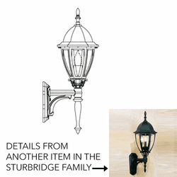 Hanover Lantern B12215 Sturbridge Small Exterior Wall Light Fixture