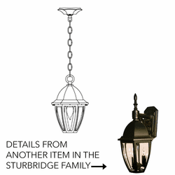 Hanover Lantern B12220 Sturbridge Small Outdoor Pendant Light