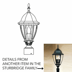 Hanover Lantern B12230 Sturbridge Small Outdoor Lamp Post Light