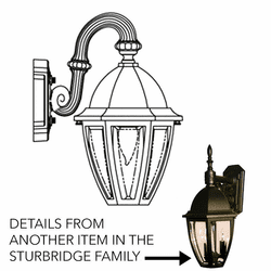 Hanover Lantern B122FRM Sturbridge Small Exterior Wall Lamp