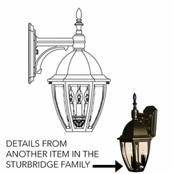 Hanover Lantern B12412 Sturbridge Medium Exterior Wall Lighting Sconce