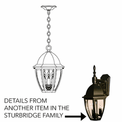 Hanover Lantern B12420 Sturbridge Medium Outdoor Drop Lighting Fixture