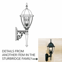 Hanover Lantern B12475 Sturbridge Medium Outdoor Lamp Sconce