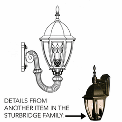 Hanover Lantern B124FSM Sturbridge Medium Outdoor Lamp Sconce