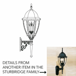 Hanover Lantern B12675 Sturbridge Large Outdoor Wall Lamp