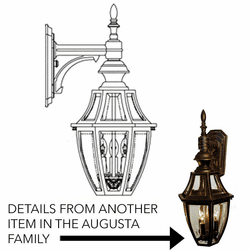 Hanover Lantern B13412 Augusta Medium Traditional Outdoor Wall Sconce