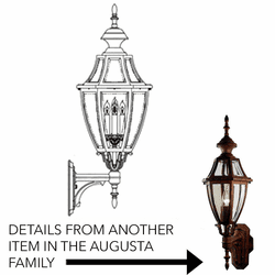 Hanover Lantern B13610 Augusta Large Traditional Outdoor Wall Light Sconce