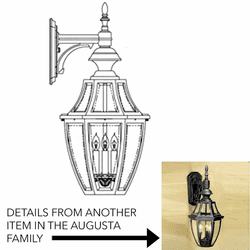 Hanover Lantern B13612 Augusta Large Traditional Outdoor Wall Mounted Lamp