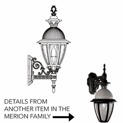 Hanover Lantern B15211 Merion Small Exterior Wall Lamp