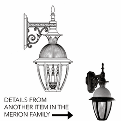 Hanover Lantern B15412 Merion Medium Outdoor Wall Lamp