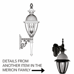 Hanover Lantern B15415 Merion Medium Exterior Wall Lamp