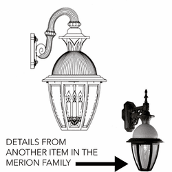 Hanover Lantern B154FRM Merion Medium Exterior Wall Sconce Light