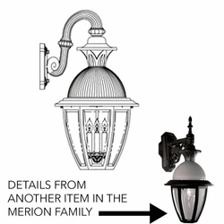 Hanover Lantern B156FRM Merion Large Outdoor Wall Sconce
