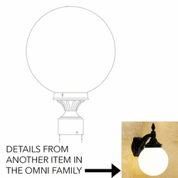 Hanover Lantern B16430 Omni Large Outdoor Post Light