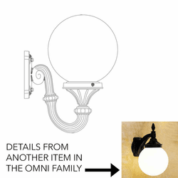 Hanover Lantern B164FSM Omni Large Outdoor Light Sconce