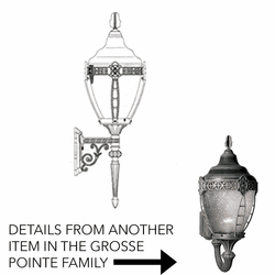 Hanover Lantern B17375 Grosse Pointe Small Traditional Exterior Wall Lamp