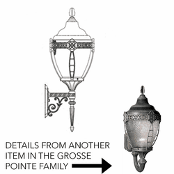 Hanover Lantern B17575 Grosse Pointe Medium Traditional Outdoor Lamp Sconce