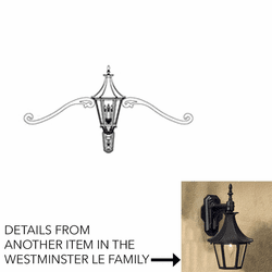 Hanover Lantern B19650 Westminster LE Large Traditional Outdoor Lighting Sconce