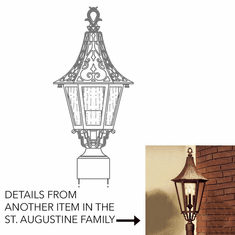 Hanover Lantern B22230 St. Augustine Small Traditional Exterior Post Lighting