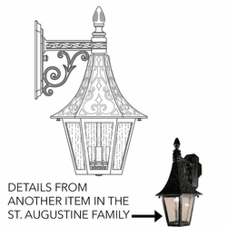 Hanover Lantern B22412 St. Augustine Medium Traditional Outdoor Wall Sconce
