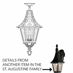 Hanover Lantern B22421 St. Augustine Medium Traditional Outdoor Ceiling Light Fixture