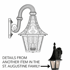 Hanover Lantern B224FRM St. Augustine Medium Traditional Exterior Wall Light Sconce