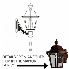 Hanover Lantern B2515-5LED Manor Small LED Exterior Wall Light Sconce
