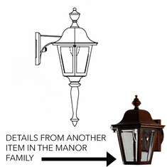 Hanover Lantern B2515LED Manor Small LED Exterior Wall Lamp