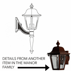 Hanover Lantern B2518 Manor Small Exterior Lighting Sconce