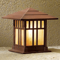 Hanover Lantern B28461 Indian Wells Medium Mission Outdoor Pier Mount