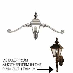 Hanover Lantern B31850 Plymouth Grande Traditional Exterior Wall Light Sconce