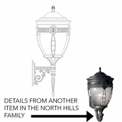 Hanover Lantern B33076 North Hills Medium Traditional Exterior Wall Light Sconce
