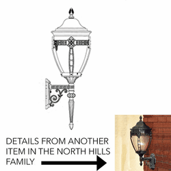 Hanover Lantern B33676 North Hills Small Traditional Exterior Wall Sconce Lighting