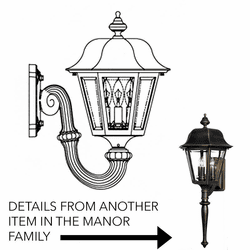Hanover Lantern B41FSM Manor Medium Exterior Sconce Lighting