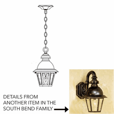 Hanover Lantern B51220 South Bend Small Traditional Exterior Pendant Lamp