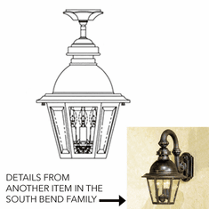 Hanover Lantern B51421 South Bend Medium Traditional Outdoor Overhead Light Fixture
