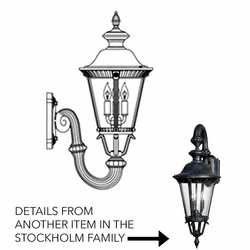 Hanover Lantern B532FSM Stockholm Small Traditional Outdoor Lamp Sconce