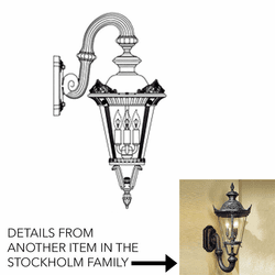 Hanover Lantern B533FRM Stockholm Small Traditional Outdoor Wall Lighting Sconce