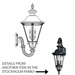 Hanover Lantern B534FSM Stockholm Medium Traditional Outdoor Wall Lighting