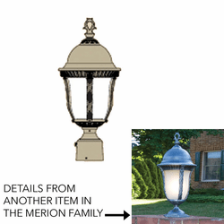 Hanover Lantern B54230 Milano Small Exterior Lamp Post Light Fixture