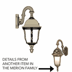 Hanover Lantern B542FRM Milano Small Outdoor Wall Mounted Lamp
