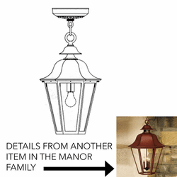 Hanover Lantern B5521 Manor Large Exterior Overhead Lighting Fixture