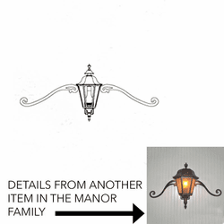 Hanover Lantern B5550 Manor Large Exterior Wall Light Sconce