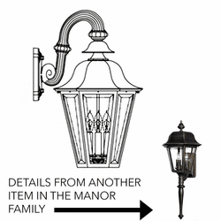Hanover Lantern B55FRM Manor Large Outdoor Wall Sconce Lighting