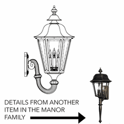 Hanover Lantern B55FSM Manor Large Outdoor Sconce Lighting